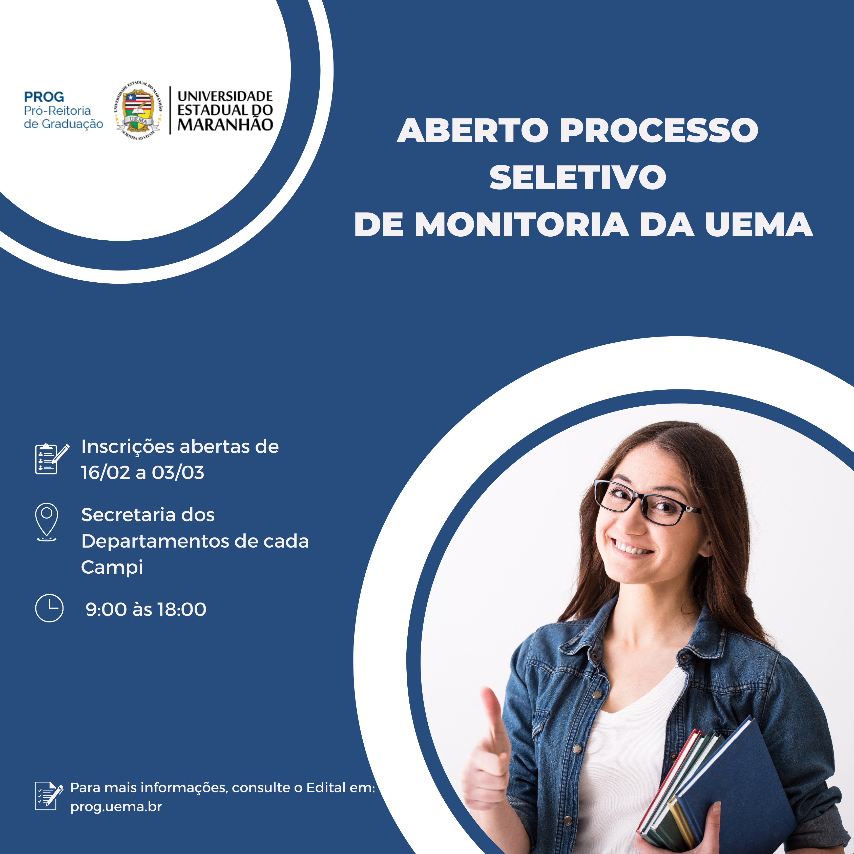 EDITAL N.º 73/2023-PROG/UEMA -PROCESSO SELETIVO DE MONITORIA