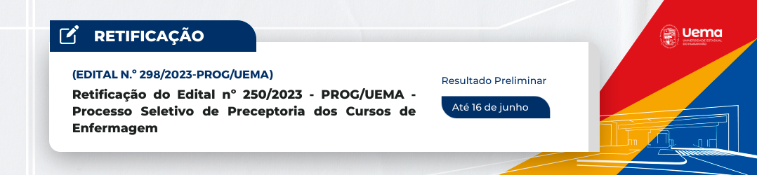 EDITAL N.º 298/2023-PROG/UEMA