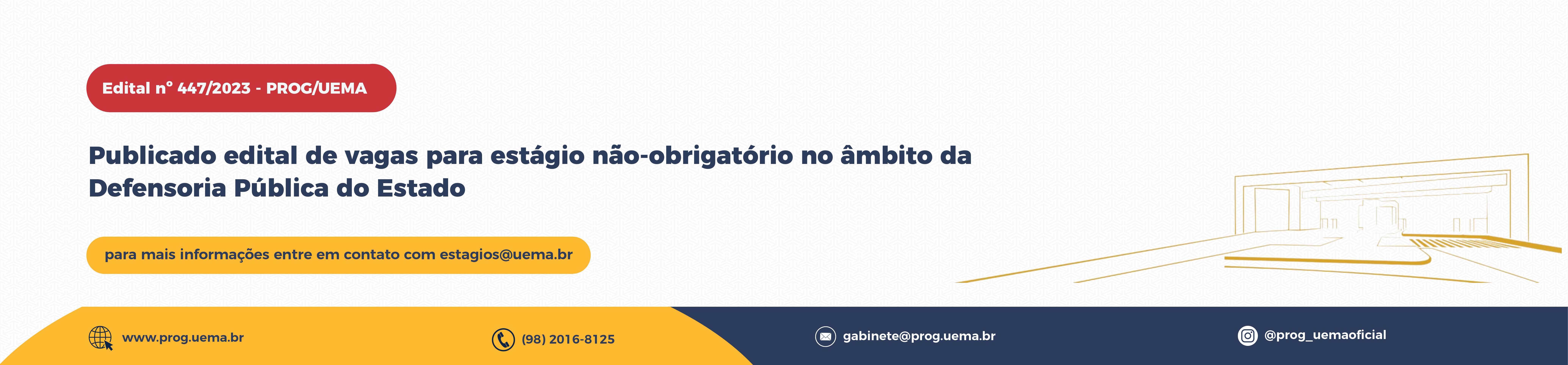 EDITAL DE CONVOCAÇÃO N.º 454/2023-PROG/UEMA