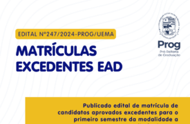 Uema publica edital de matrícula para candidatos excedentes EAD