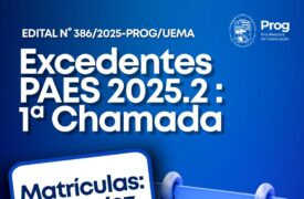 Uema convoca excedentes do PAES 2025 para matrícula no 2º semestre