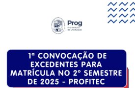 Uema convoca excedentes do PROFITEC para matrícula no 2º semestre