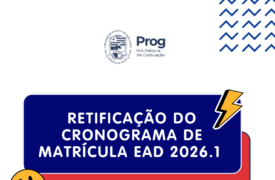 Uema publica edital de retificação do cronograma de matrícula EAD 2026.1 
