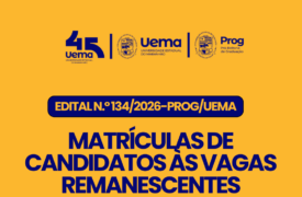 Uema divulga edital de matrícula para vagas remanescentes dos cursos de Tecnologia em Recursos Pesqueiros e Tecnologia em Turismo da Uemanet