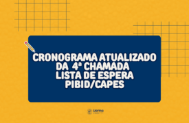 PROG atualiza cronograma da quarta chamada da lista de espera do PIBID