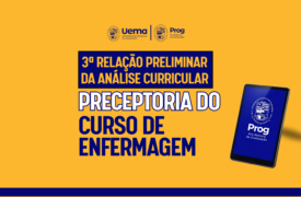 Divulgada 3ª relação preliminar da análise curricular para composição do Banco de Cadastro de Preceptores do curso de Enfermagem