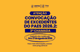 Uema convoca 3ª lista de excedentes do PAES 2026 para matrícula no segundo semestre